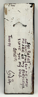 Saint Raphael Painting on Wood Block