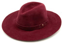 HELEN KAMINSKI Mulberry Felted Rabbit Fur "Elsa" Fedora Hat