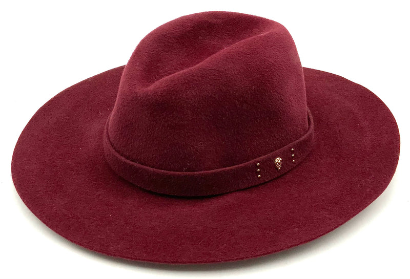 HELEN KAMINSKI Mulberry Felted Rabbit Fur "Elsa" Fedora Hat