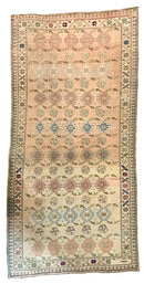 Handmade Pastel Oushak Runner