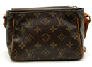 LOUIS VUITTON Monogram Canvas Leather Trim Viva Cite PM Crossbody Bag