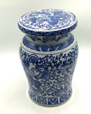 Asian Blue & White Ceramic Garden Seat