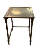Vintage Occasional Table With Wood Top