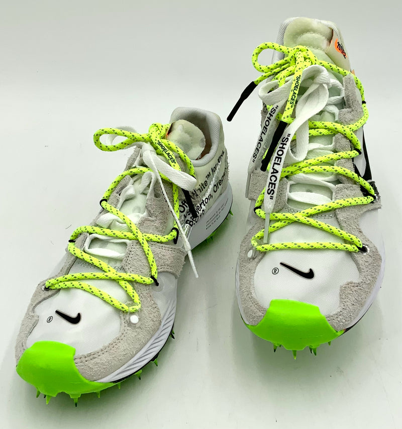 NIKE x OFF WHITE White Neon Green Zoom Terra Kiger Trail Shoes 8.5