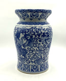 Asian Blue & White Ceramic Garden Seat
