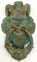 Bronze Green Man Doorknocker