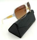 SAMA Pearlized & Yellow Titanium Frame Zuma Sunglasses