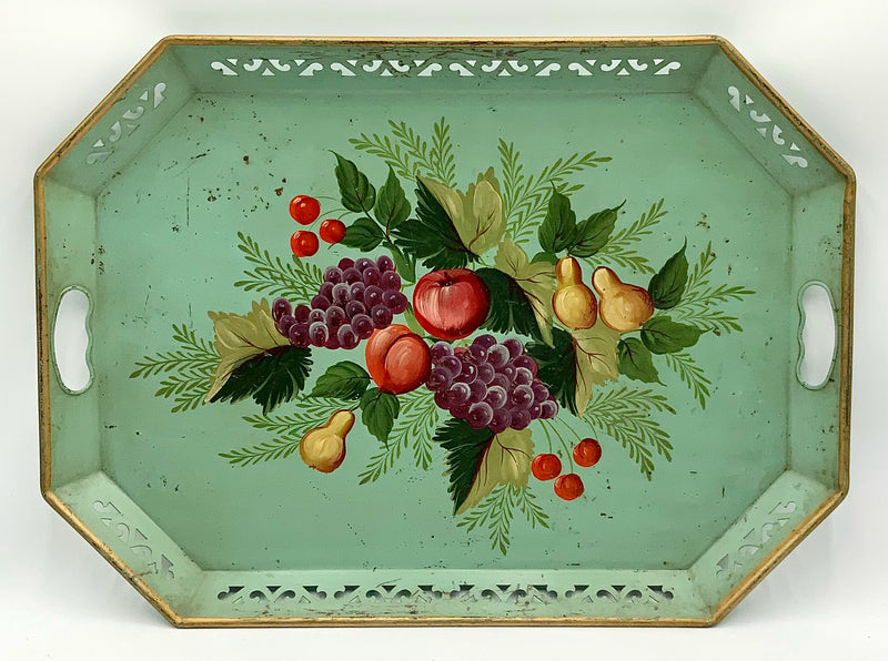 Vintage Handpainted Tole Tray