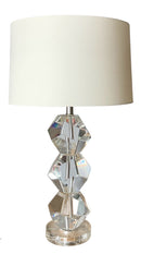 RESTORATION HARDWARE Faceted Crystal Table Lamp