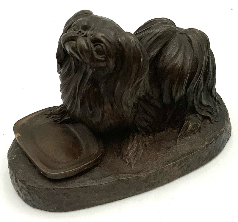 Vintage Metal Dog Ring Tray