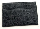 CHANEL Black Caviar Leather Logo Card Wallet