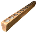 40" L Wood Sugar Mold with Wax Candles