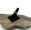 14kt Gold, Diamond & Emerald Ring