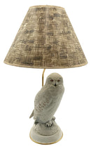 Franklin Mint Raymond Watson Snowy Owl Lamp