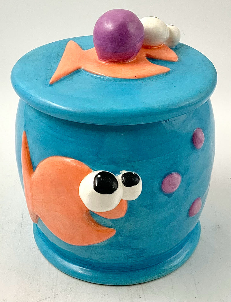 Debbie Carman Fish Cookie Jar