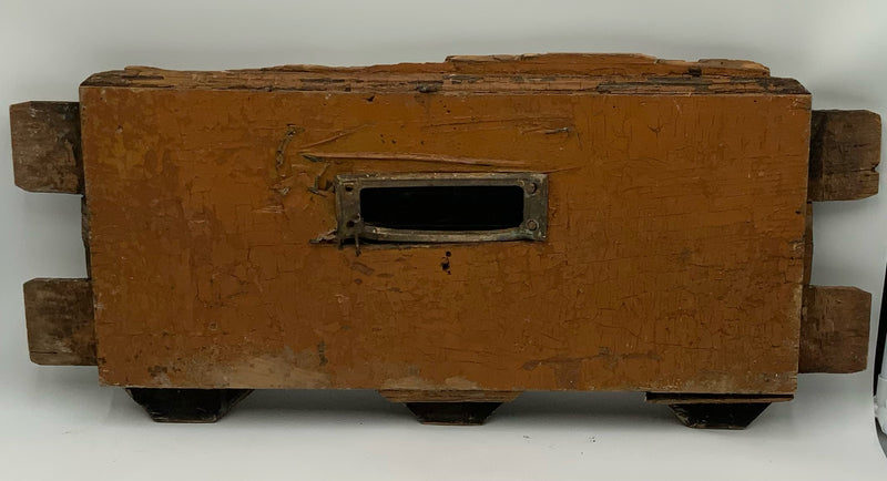 Antique Door Fragment with Mail Slot
