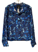 JADE JOHNNY WAS Blue/Aqua Tie Dye L/S B/D Jacket