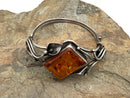 Sterling & Amber Bracelet