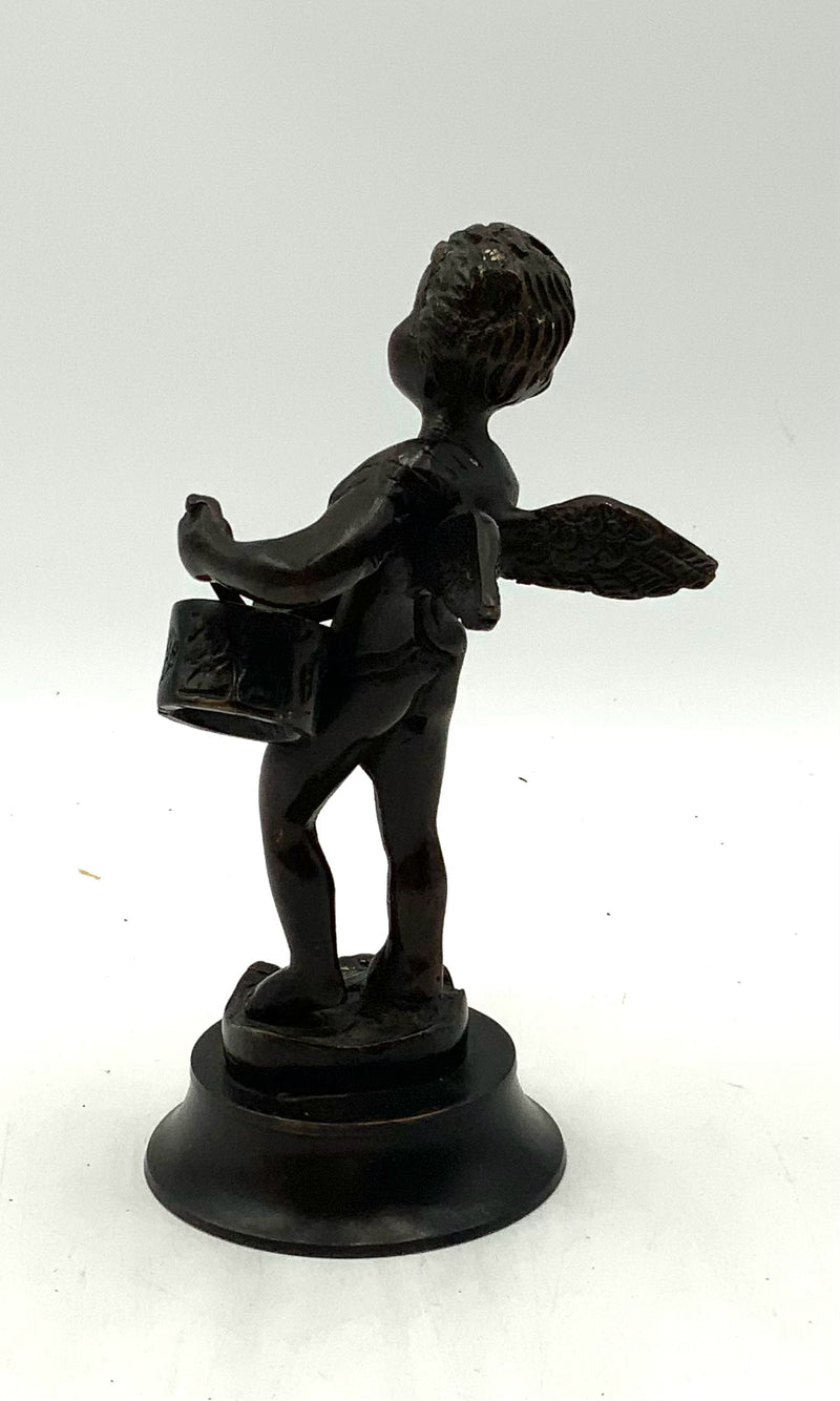 Bronze Angel with Drum