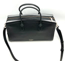 KATE SPADE Black Pebbled Leather Knott Commuter Bag