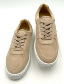 BRUNO MAGLI Tan Suede Paola Platrform Sneakers 7.5