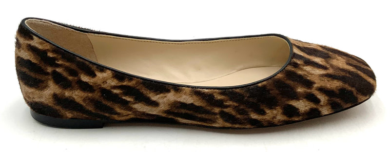 VINCE CAMUTO Black/Brown Leo Print "Bicanna 3" Flats 8