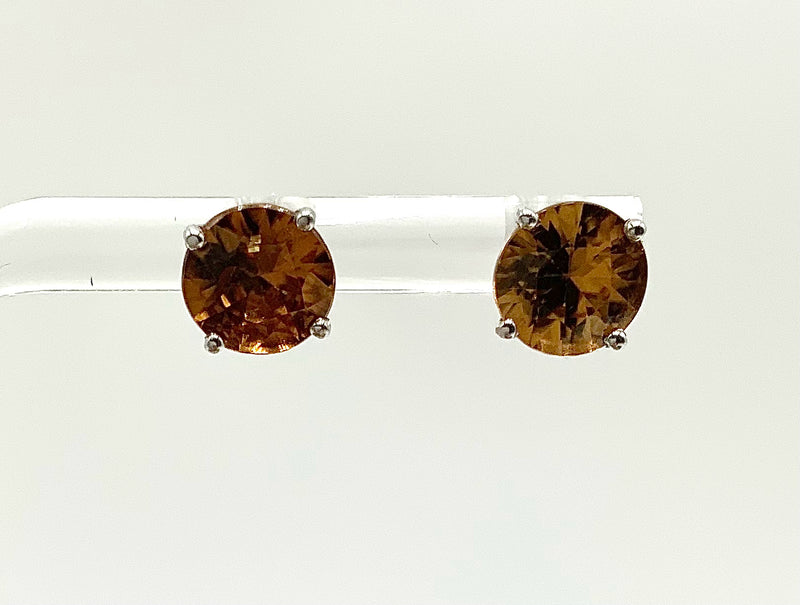 14kt Gold & Citrine Stud Earrings