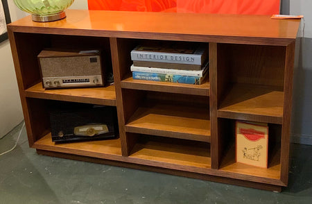Custom Hickory Chair Wood Bookcase