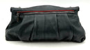 Hammitt Black Pebbled Gathered Leather Flap Adjustable Shoulder Bag