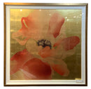 Large Abstract Poppy Framed Print