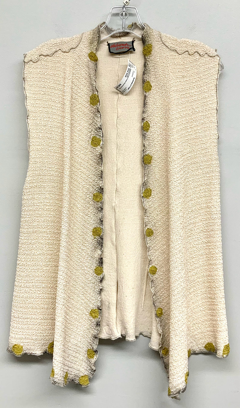 Deborah Cross Cream Chartresue Dot Vest