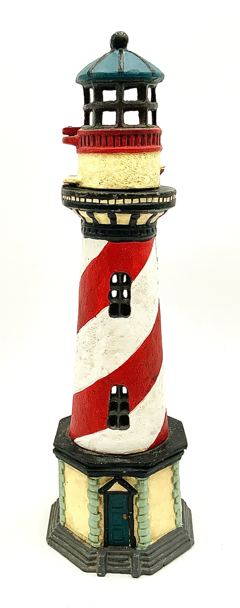 Vintage Cast Iron Lighthouse Tea Light Holder