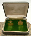 14kt Gold Cufflinks - Both Engraved w/Initial H
