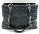 CHANEL Black Caviar Quilted Leather Grand
