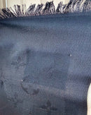 LOUIS VUITTON Black/Multi MP1944 Silk/Wool Kabuki Yamamoto Hirosai Shawl