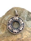 JAI BY JOHN HARDY Sterling/Chalcedony Elephants on Parade Pendant