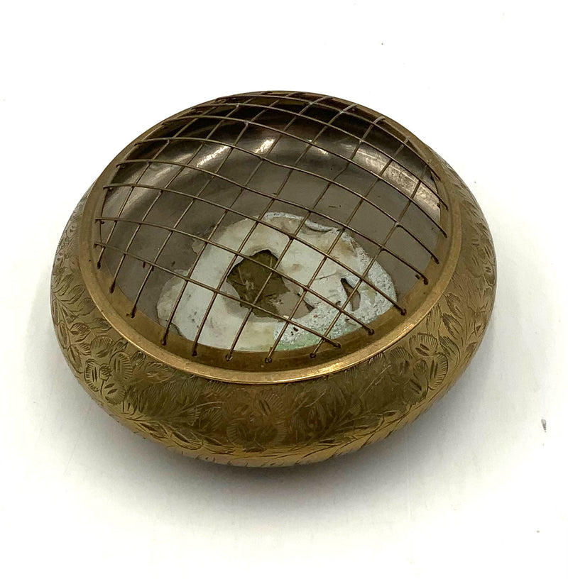 Indian Brass Flower Frog