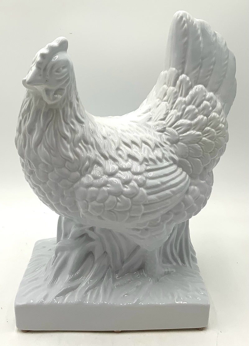 Williams Sonoma White Ceramic Chicken