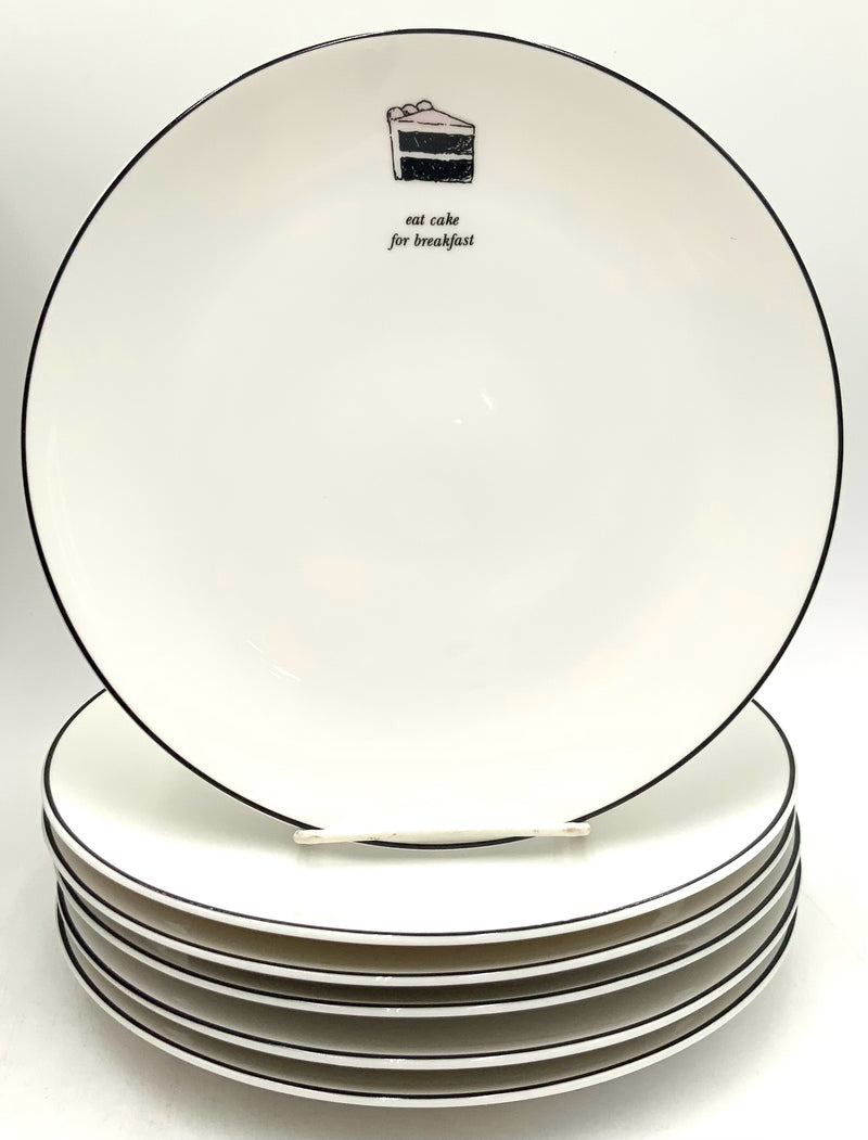 Set/6 Kate Spade for Lenox Accent Plates