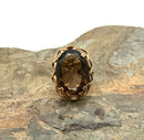 9kt Gold & Smoky Quartz Ring