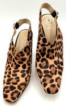 VINCE CAMUTO Tan/Black Cow Hair "Saleesha" Slingback Pump 11