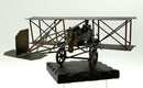 Brutalist Metal Biplane Sculpture