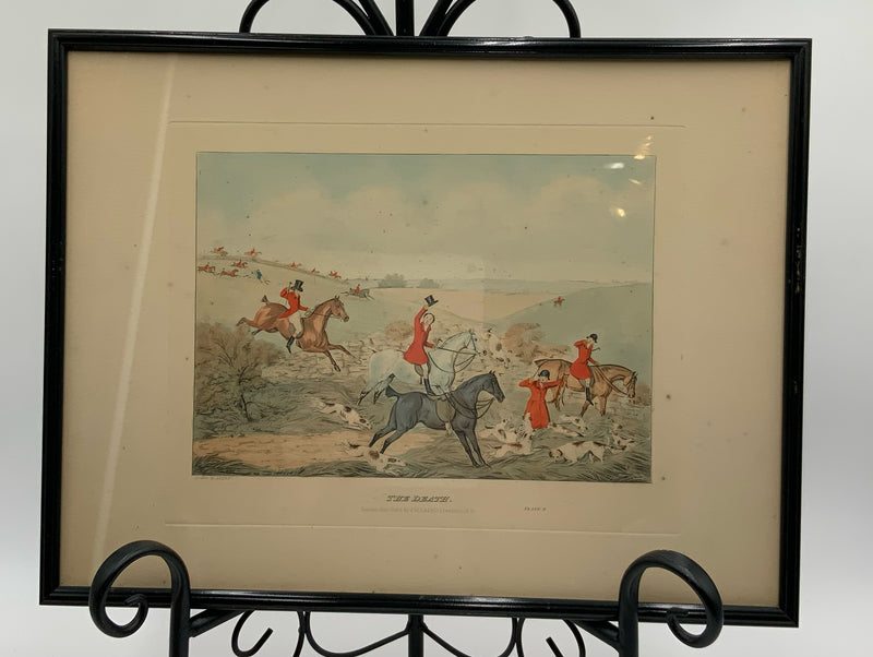 Set/3 Antique English Riding Scene Engravings