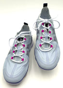 NIKE Light Blue Metallic/Purple/Navy Vapormax 2019 Football Grey Sneakers 8.5