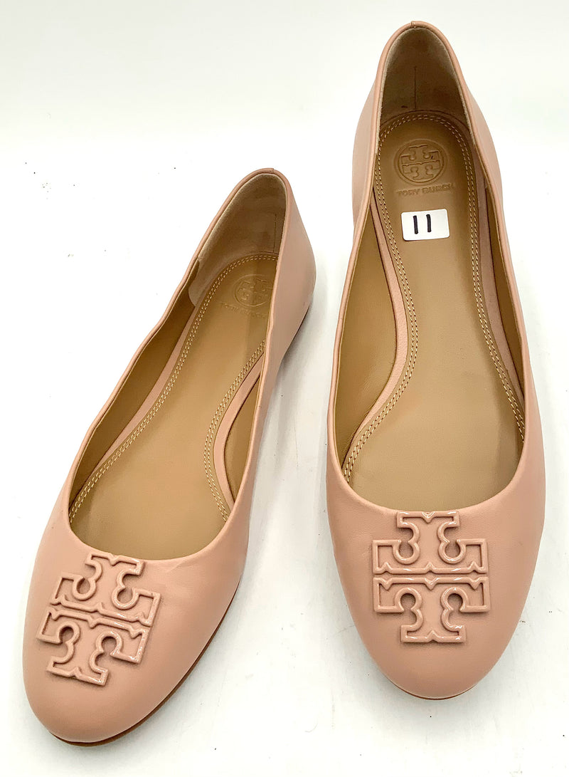 TORY BURCH Blush Leather Melinda Flats 11