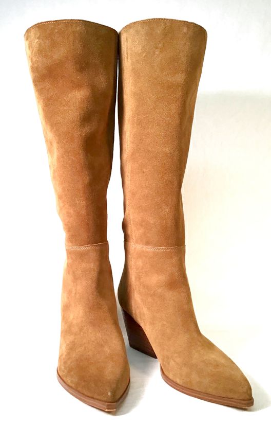 MARC FISHER LTD Tan Suede Challi Tall Boots 9.5