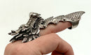 Sterling Articulated Dragon Knuckle Ring