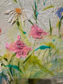 Vintage Painting on Canvas of Couple