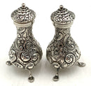 Pair of Theodore Starr Sterling Silver Salt & Pepper Shakers