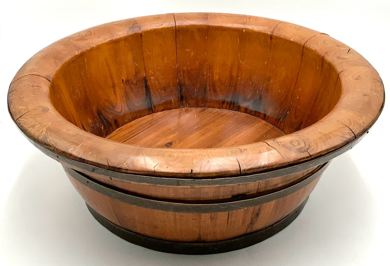 Vintage Chinese Wood Tub